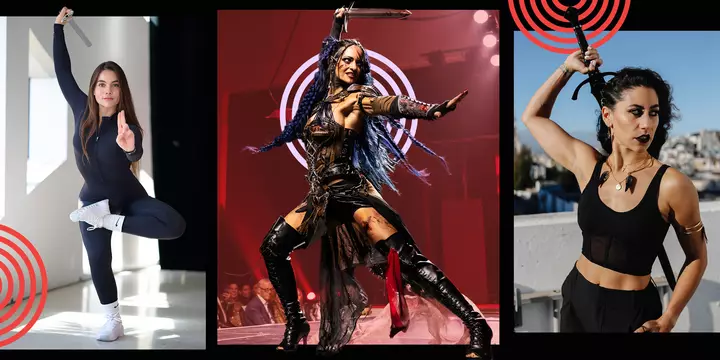Çəkiyə Görə Qılınc Dəllələri. Sword Yoga. Real Həyat Qalstukları. Romantasiya İlhamlı Fitness Dünyasına Xoş Gəlmişsiniz.