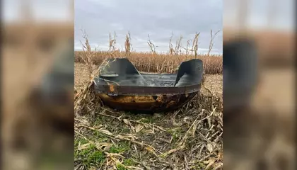 This 11-Foot-Wide, Bowl-Shaped Object Was Found in a Minnesota Cornfield. Experts Suspect It's a Stray Rocket Part