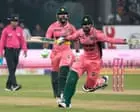 England stunned after Shadab Khan’s miraculous century delivers one-wicket win for Pakistan