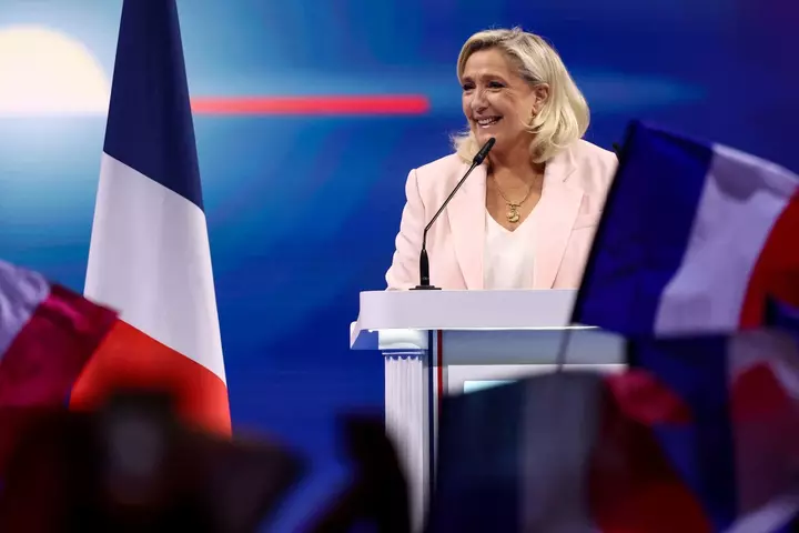 Le Pen Pitches Herself as France’s Unifier After Another Weekend of Protests