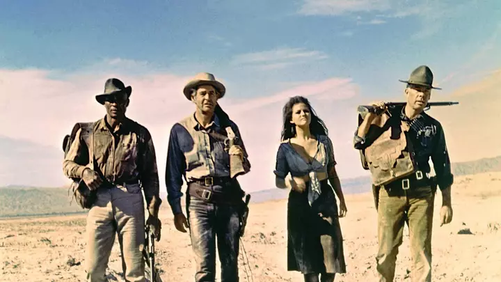 Lee Marvin and Woody Strode Shot an Arrow Into the Vegas Vic Neon Sign While Making a 1966 Film