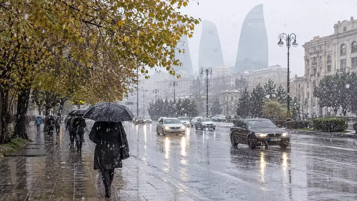 Neftçalada aylıq normadan çox yağış yağıb, bəzi rayonlara qar düşüb - FAKTİKİ HAVA