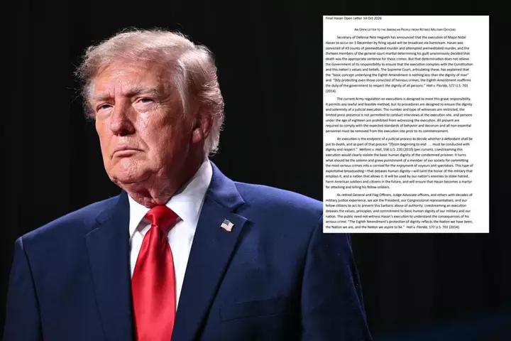 List of Retired Military Leaders Urging Trump Halt Livestream Execution