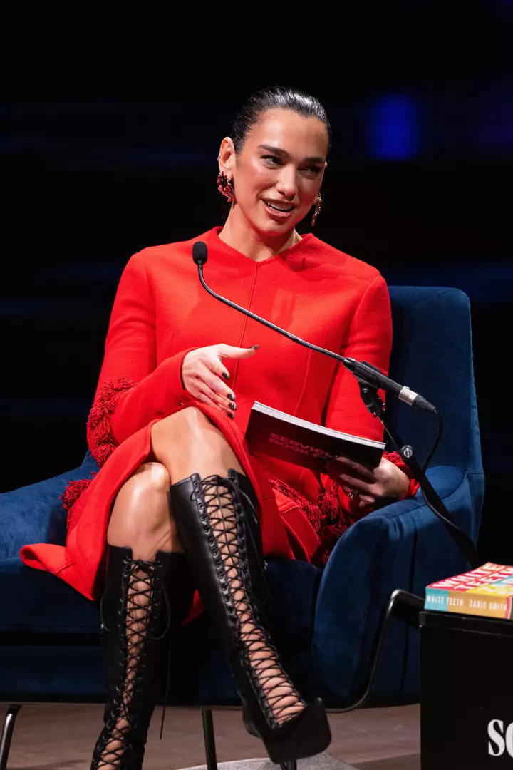 Dua Lipa Knows a Good Book—and a Great Look
