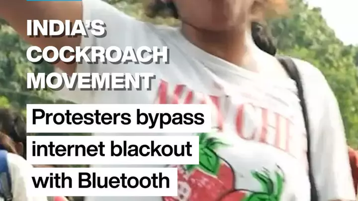 Hindistanın Böcək hərəkatı: Etirazçılar internet qapanmasını Bluetooth ilə aşır