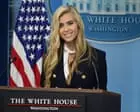 Enter the Zachbot: Trump’s new press secretary malfunctions on podium debut
